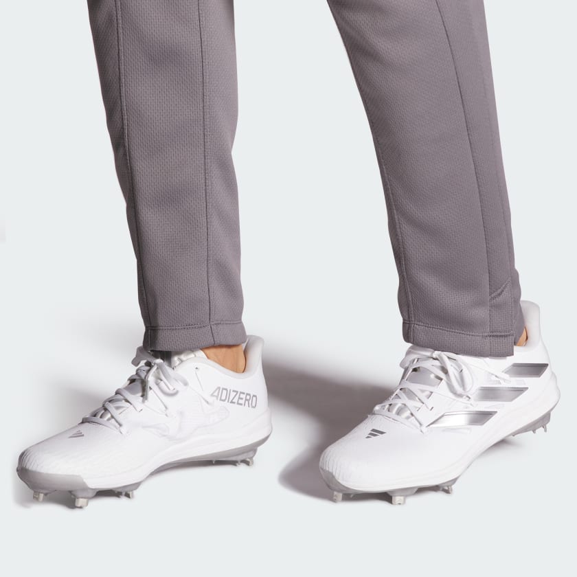 adidas Adizero Afterburner 9 Cleats - White | Free Shipping