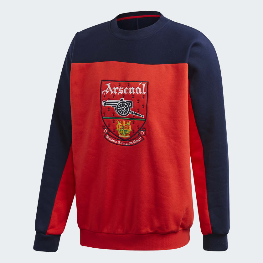 adidas Arsenal Trefoil Crewneck Sweatshirt Blue adidas Malaysia