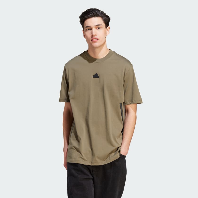 Khaki outlet adidas top