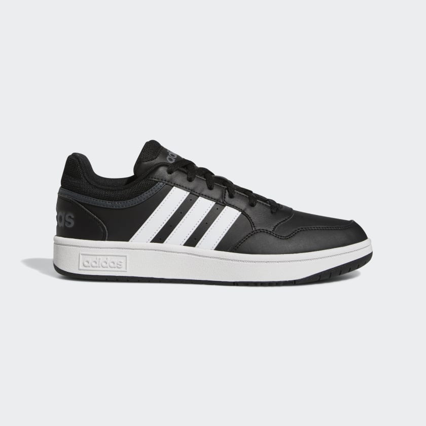 adidas Hoops 3.0 Low Classic Vintage Shoes - Black | Men's Basketball | adidas