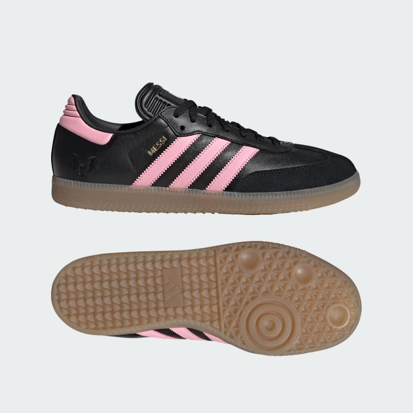 adidas Samba Messi Indoor Soccer Shoes - Black | Free Shipping with adiClub  | adidas US