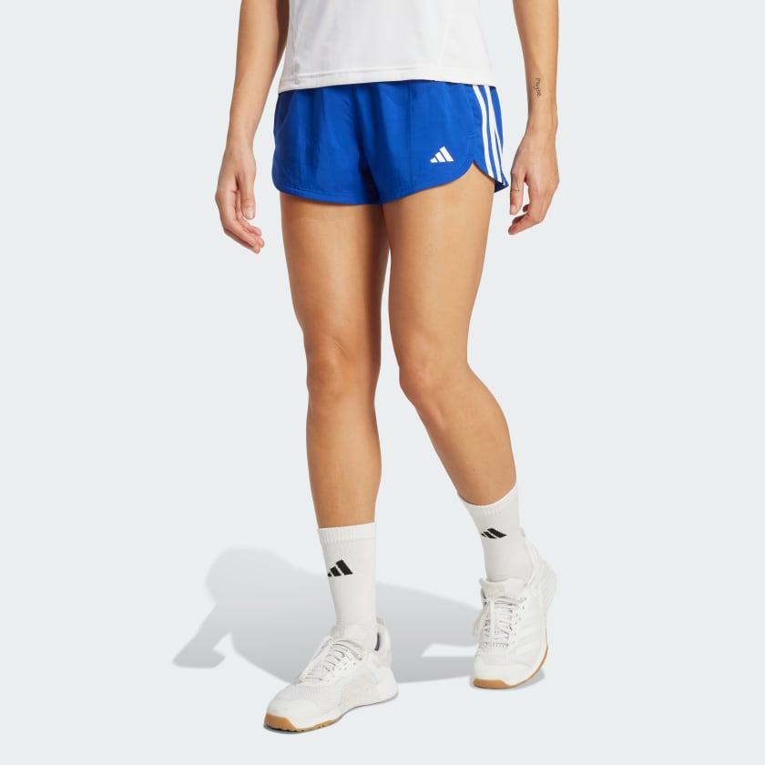 パンツ・ボトムスその他 adidas Essential Training 3S Woven Shorts JC7719 Clothing - Essentials Training 3-Stripes Woven Shorts - Blue