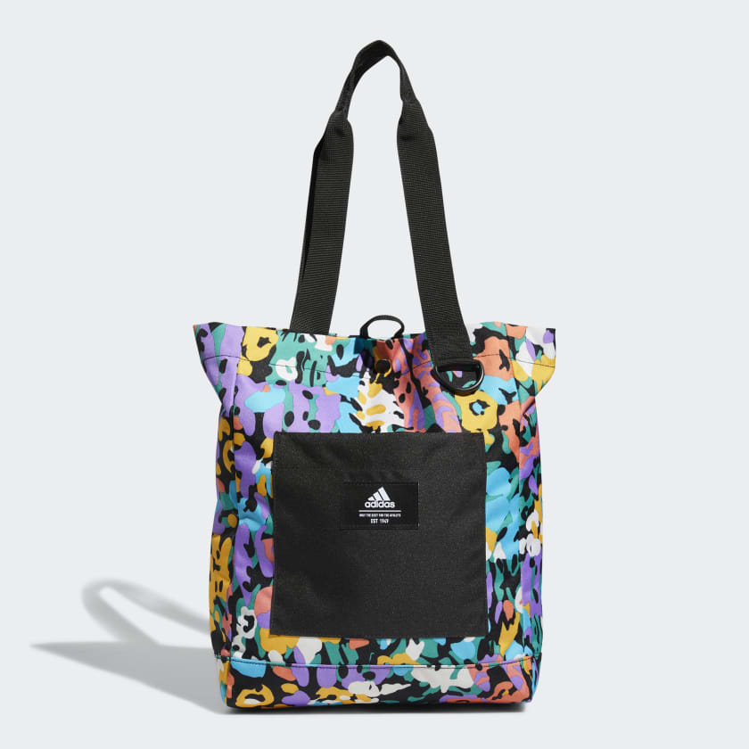 Adidas floral tote bag shop