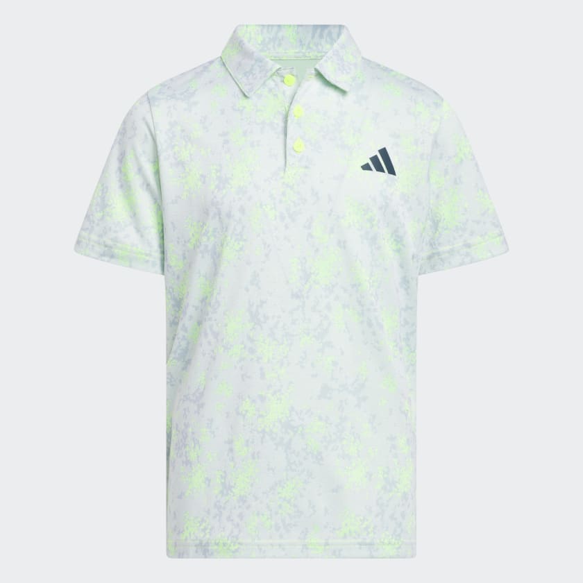 Adidas green golf shirt online