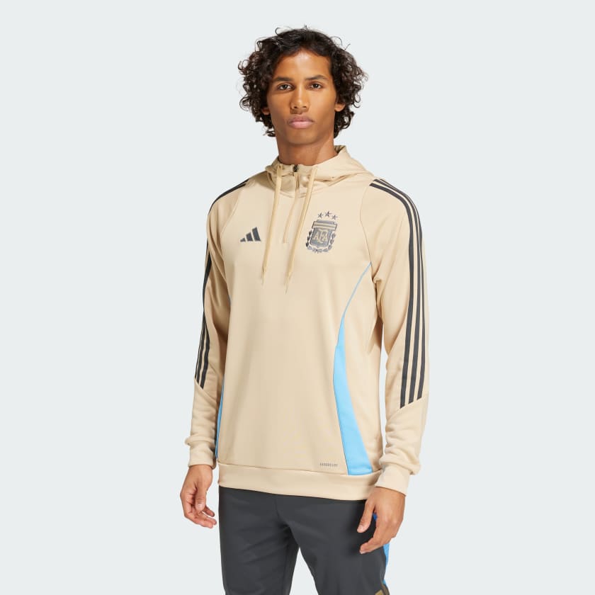 adidas Campera Deportiva Tiro Seleccion Argentina 24 Beige adidas Argentina