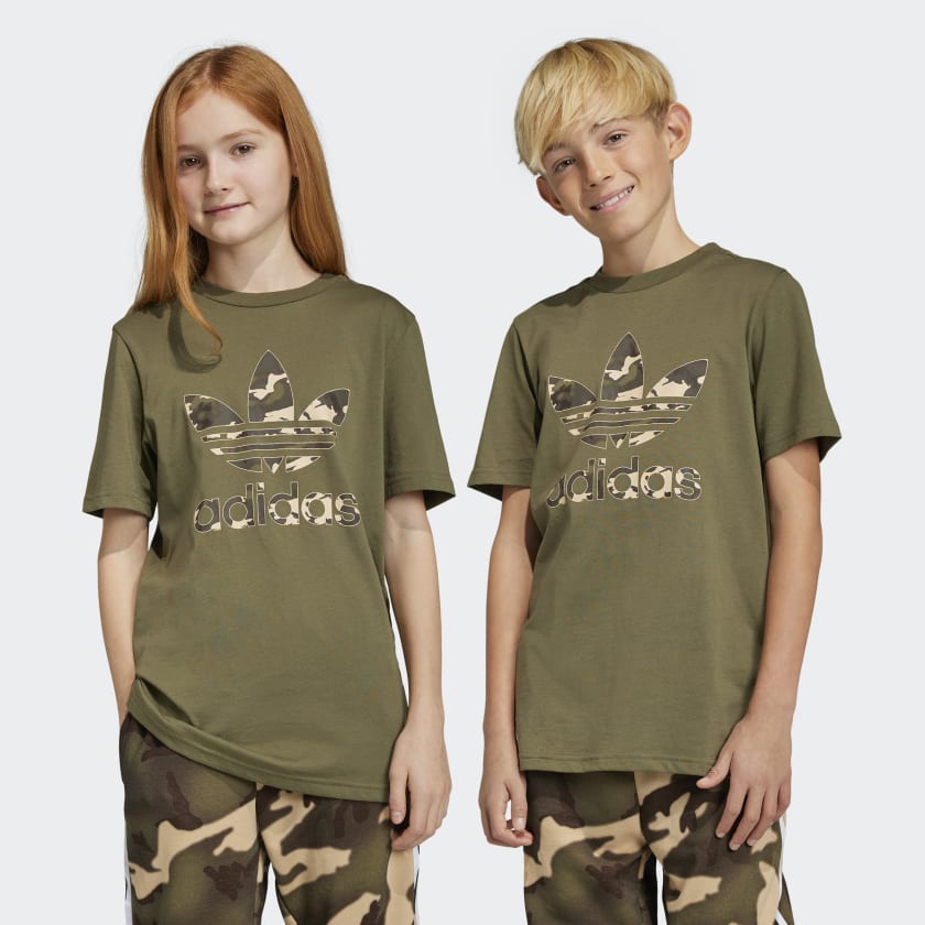 T shirt Camo Verde adidas adidas Italia