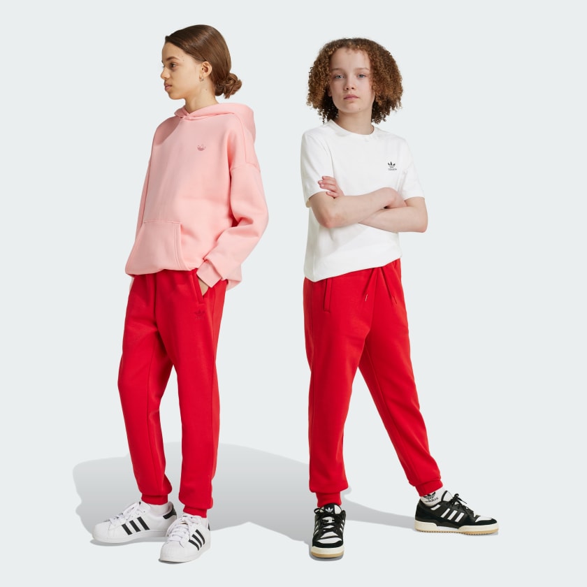 Red joggers for kids discount