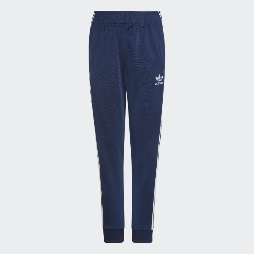 Pantalon Adidas Originals Bleu Coton Homme Survetement Pants Tracksuit - S