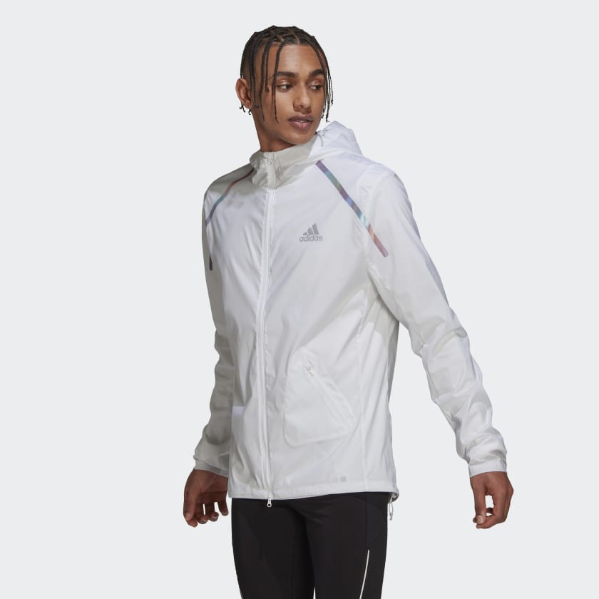 adidas Marathon Jacket - White | adidas UK