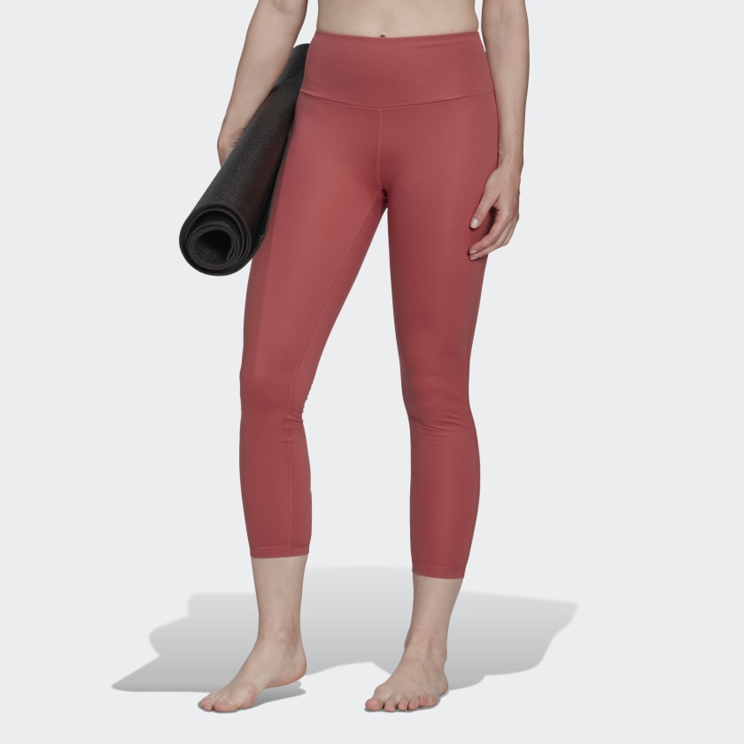 adidas - Yoga Essentials High-Waisted Tights Women wonder red at