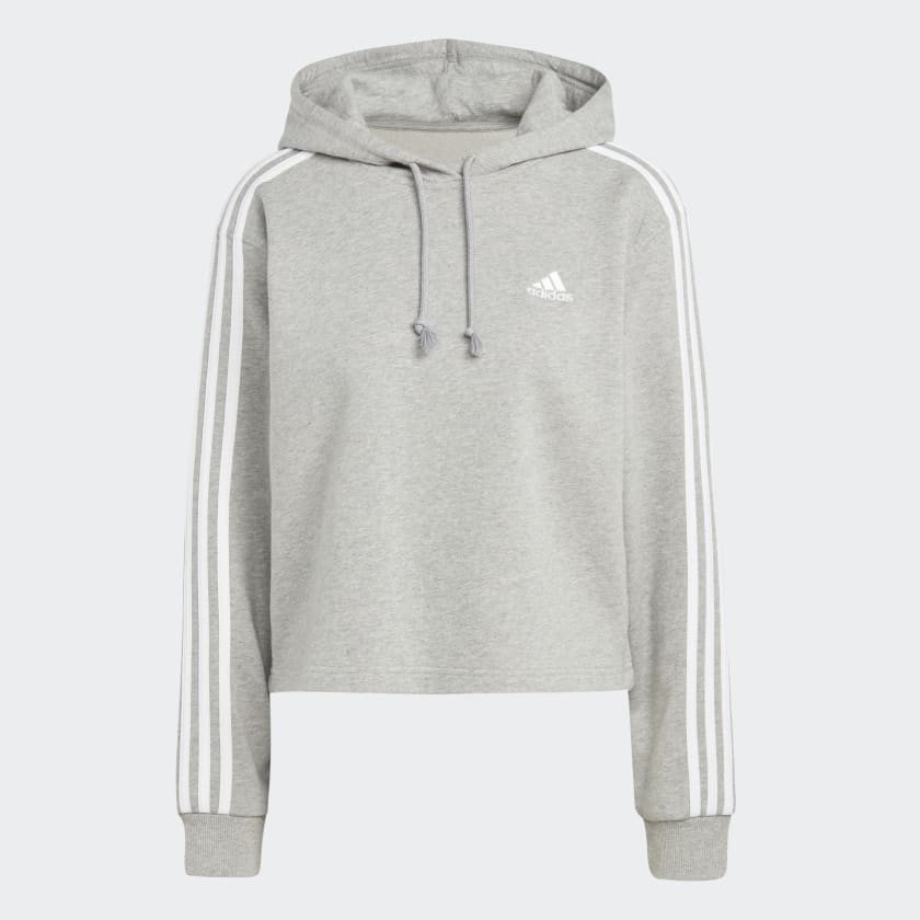 Grey adidas crop top 2025