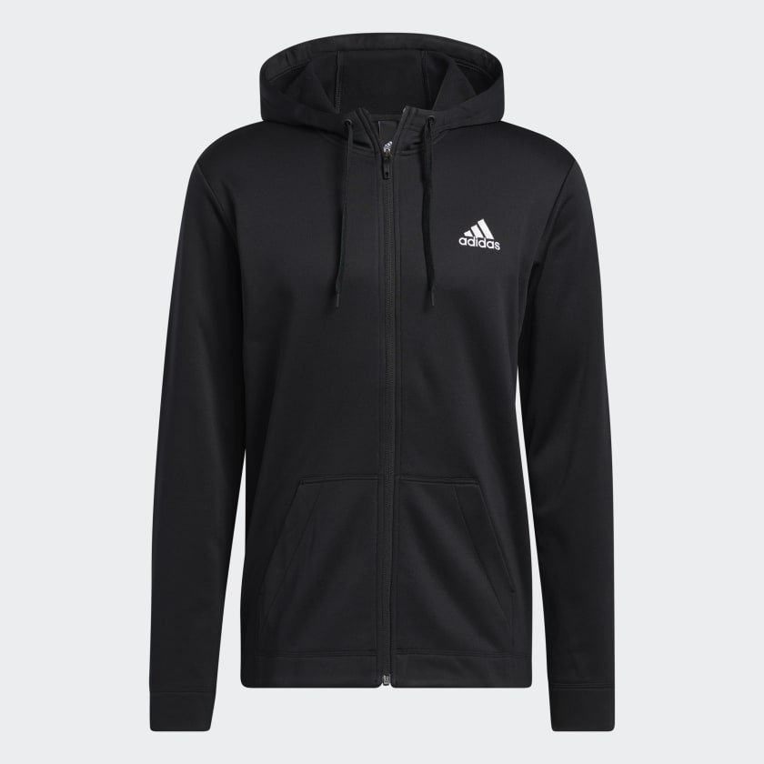 adidas Game and Go Full Zip Hoodie Black Free Shipping with adiClub adidas US