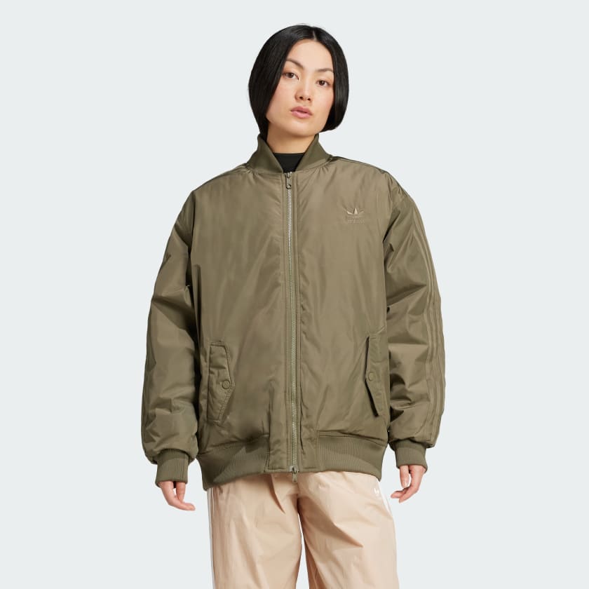 Adidas oversized bomber jacket shop
