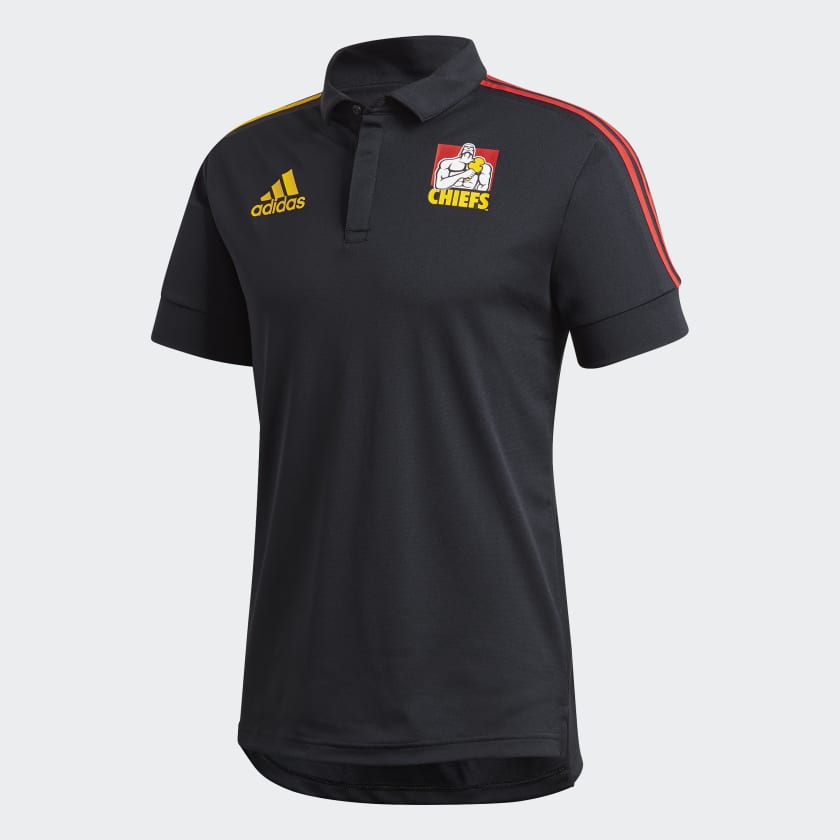 adidas Chiefs Polo Shirt Black adidas New Zealand