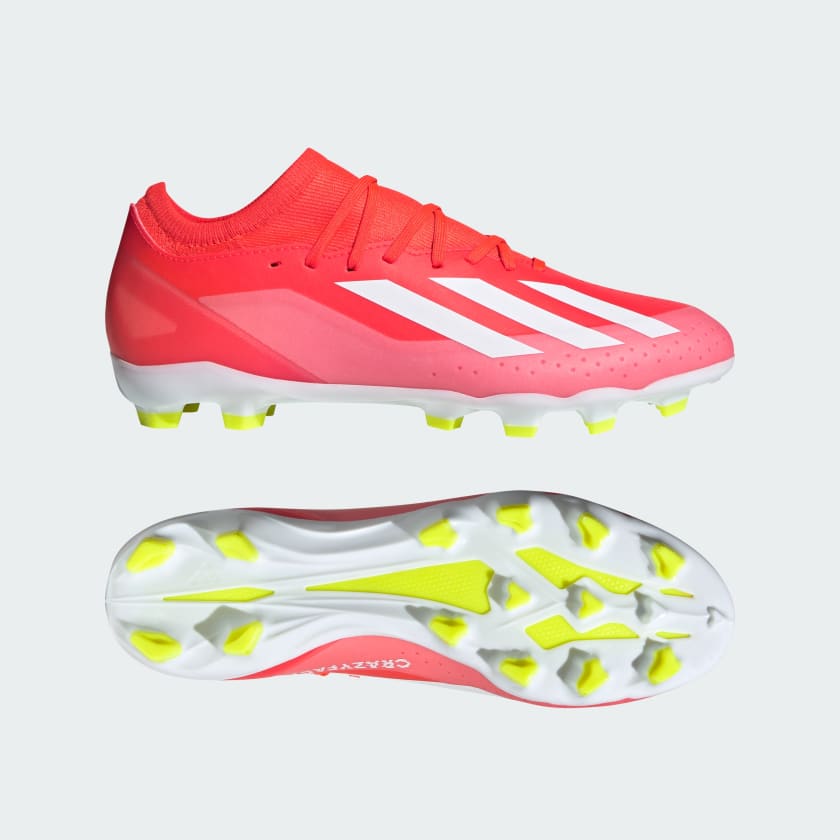 adidas X Crazyfast League Multi Ground Boots Red adidas UK
