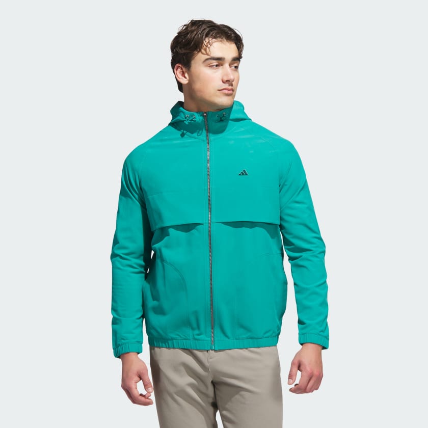 adidas Go-to Full-Zip Windbreaker - Green | Free Shipping