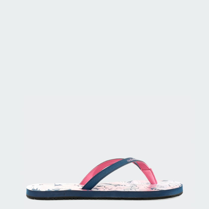 Adidas floral flip flops shop
