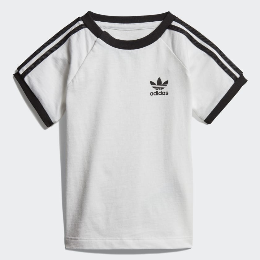 3-Stripes T-shirt - Hvid | adidas Denmark