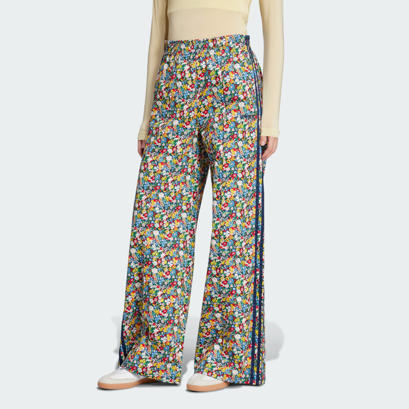 アディダス Liberty London ワイドレッグ トラックパンツ