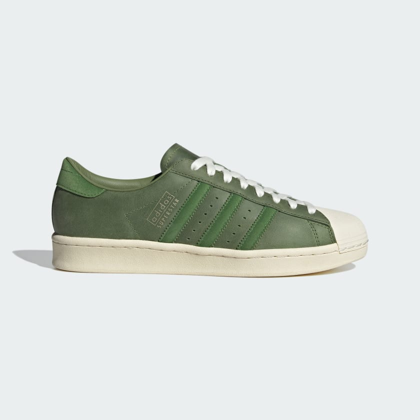 【楽ギフ_のし宛書】 Vintage Superstar adidas Shoes with Shipping Free | Green - 靴
