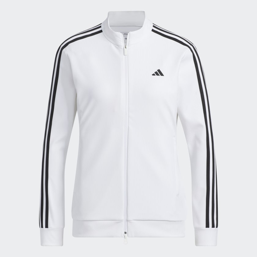 送料無料 新品 adidas GOLF スリーストライプス 長袖フルジップ