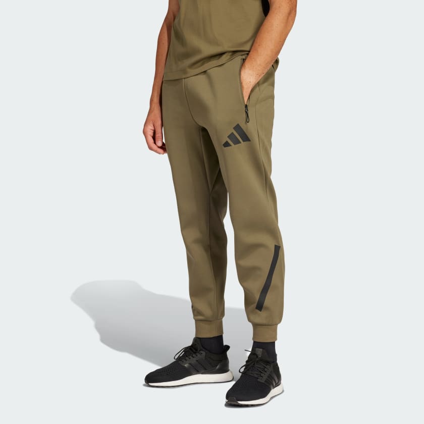 Olive green adidas pants shop