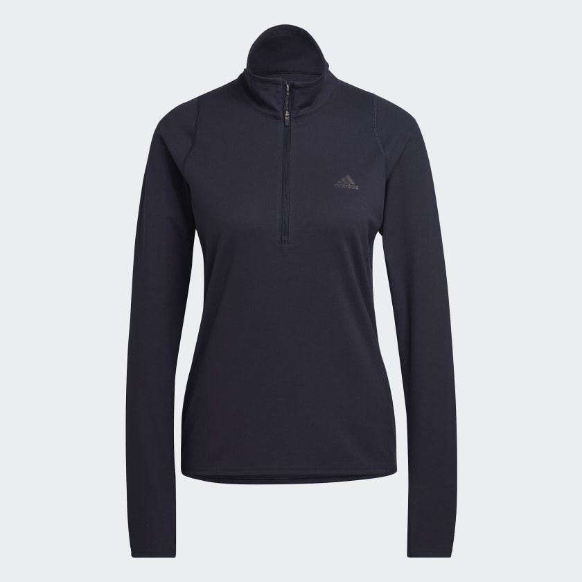 Women's long sleeve half zip running top on sale