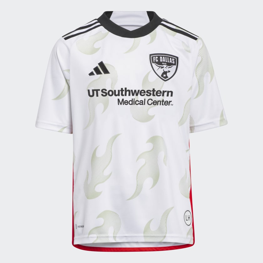 Adidas FC Dallas 23/24 Away Authentic Jersey White L Mens