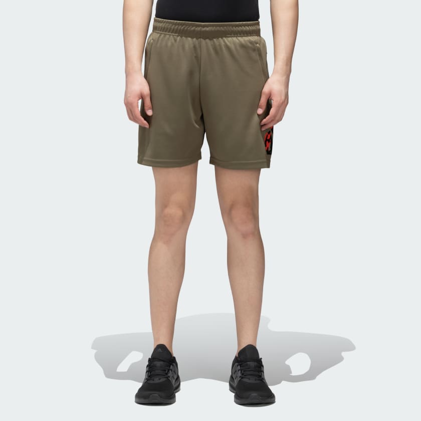 adidas TRAIN ESSENTIALS BIG LOGO SHORTS Green adidas India