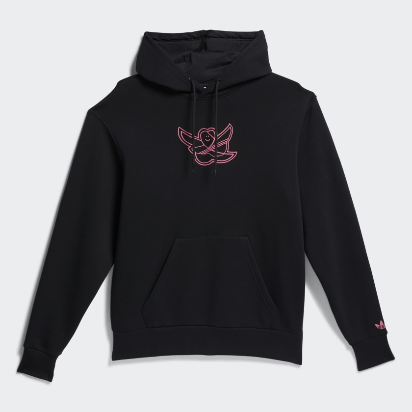 Adidas rose logo w hoodie outlet