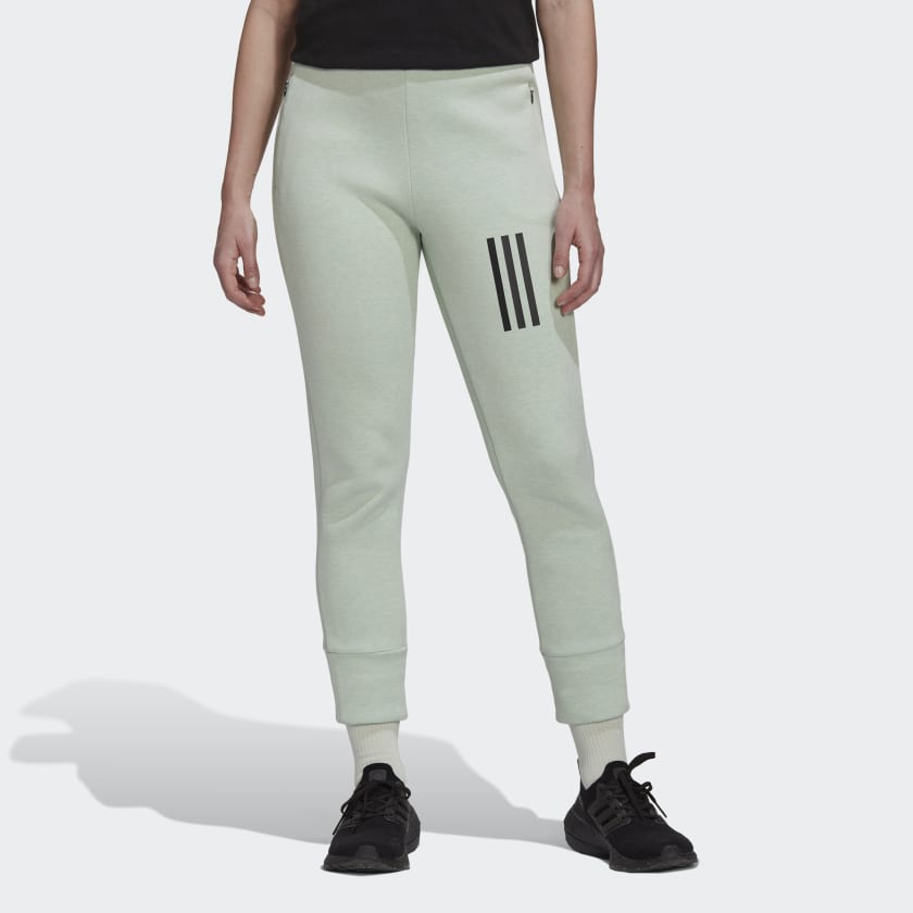 adidas Mission Victory Slim-Fit High-Waist Pants - Green | adidas Canada