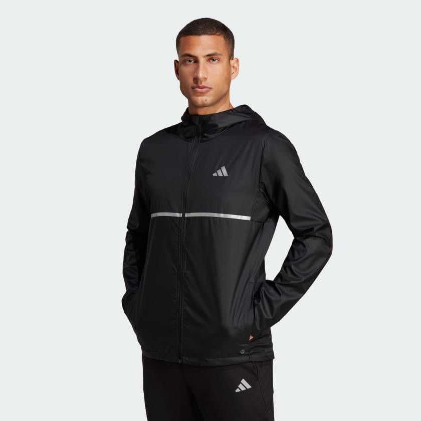 Adidas own the store run wind jacket