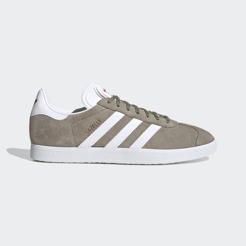 Men's Gazelle Trace Cargo and Cloud White Shoes | adidas UK