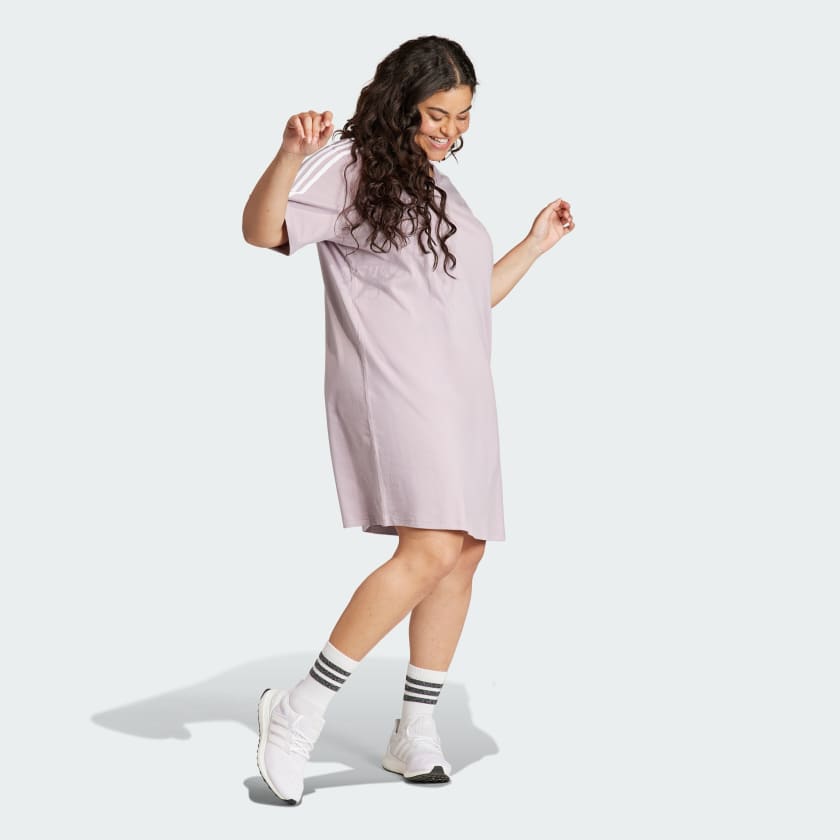 Chosen By Fifi & Annie Olga Oversized Shirt Dress | Lurex Stripe