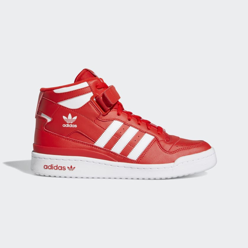 Tenis adidas hot sale rojos de bota