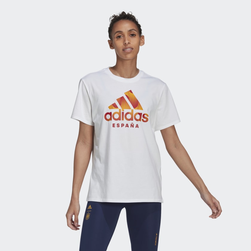 adidas Playera Espa a Blanco adidas Mexico