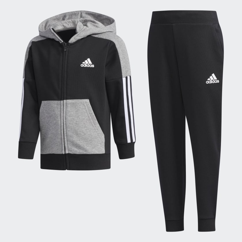 Adidas fitted tracksuit deals