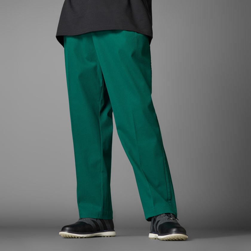 adidas Rolling Links Chino Golf Trousers Green adidas UK