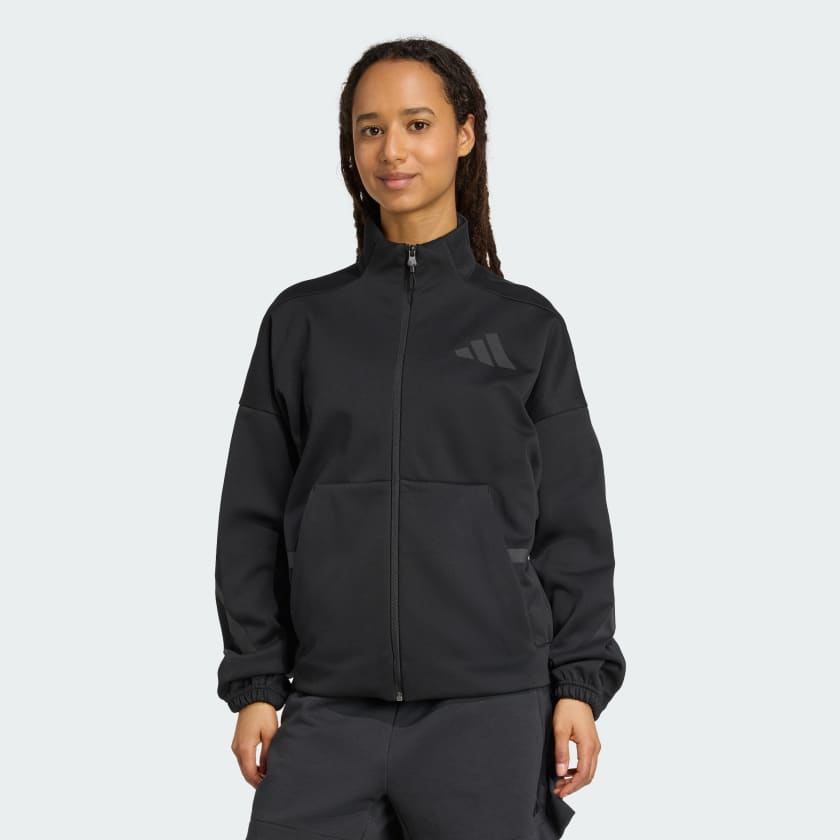 adidas Z.N.E. Track Top - Black | Free Shipping with adiClub