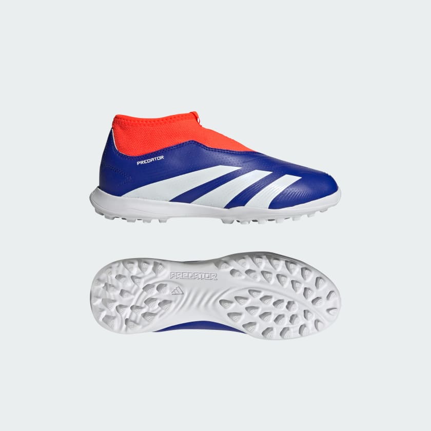 adidas Predator League Laceless Turf Soccer Shoes Kids - Blue | Kids ...