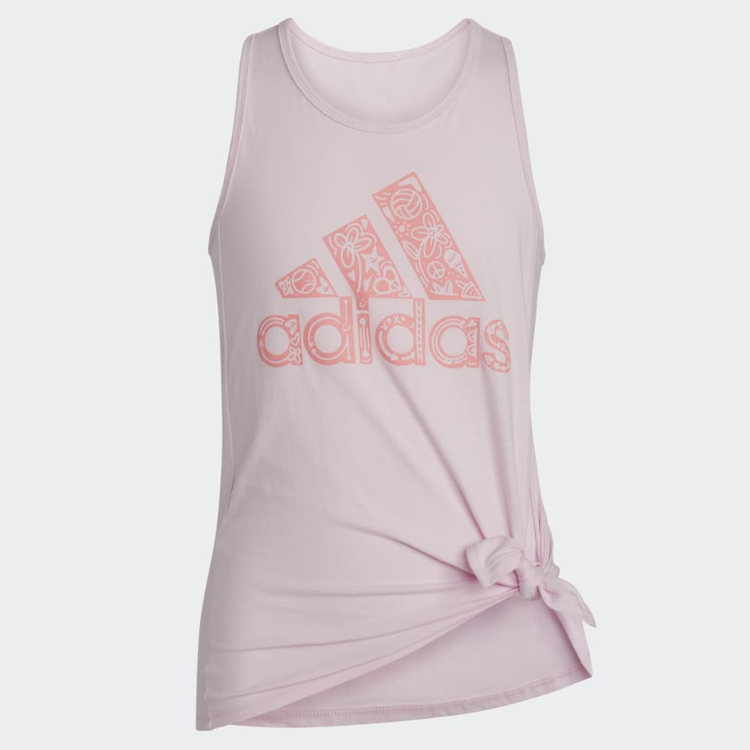 Pink adidas tank top online