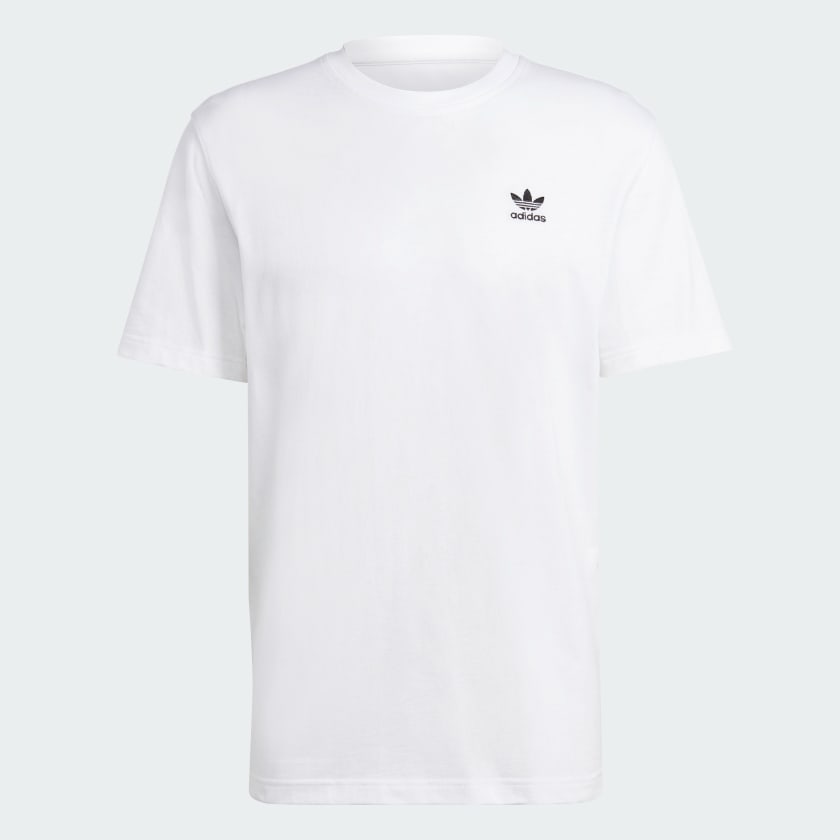 ★ adidas★ Trefoil Boxy Tee White IM4513 adidas Adicolor Classics Back+Front Trefoil Boxy Tee - Bialy