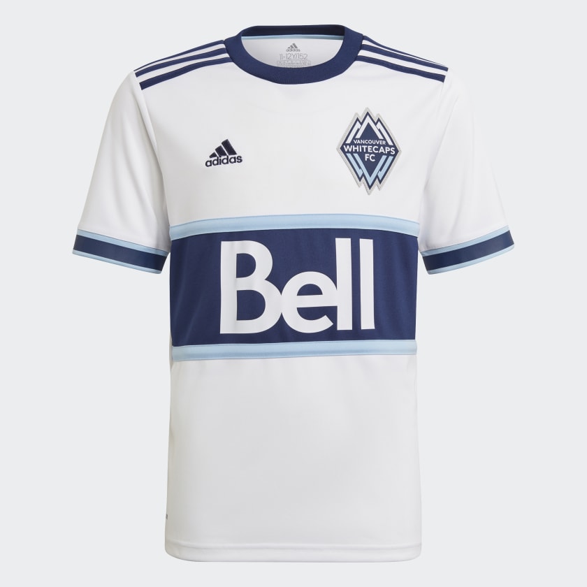 adidas MLS Vancouver Whitecaps FC Women's Replica Home Jersey (White, Deep  Sea, L) : : Sports & Outdoors