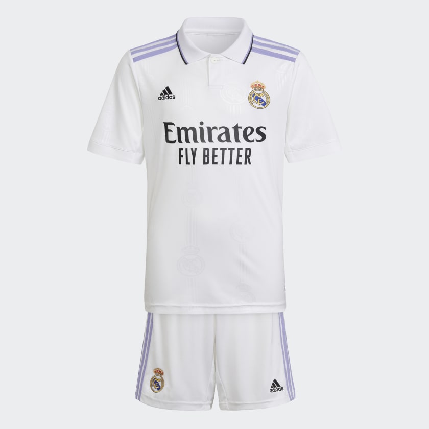 Conjunto primera Real Madrid 22/23 - Blanco adidas | adidas España