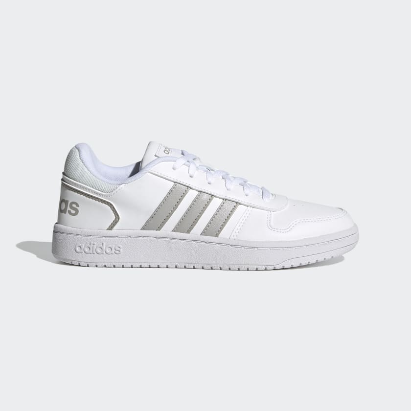 Adidas hoops 2.0 sales sneakers wit dames