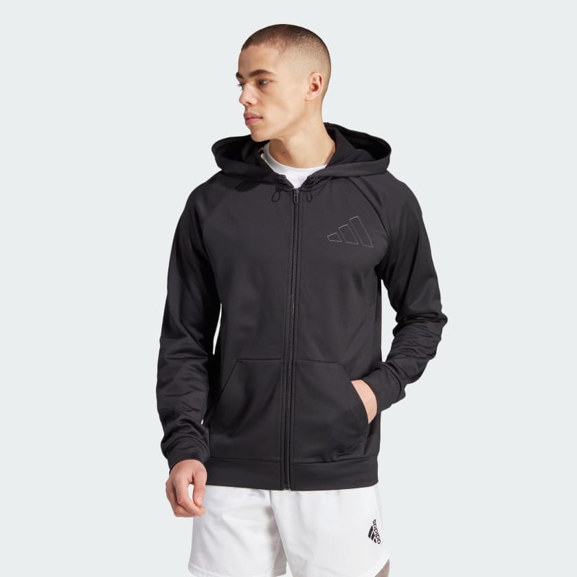 Adidas zone cheap hoodie black