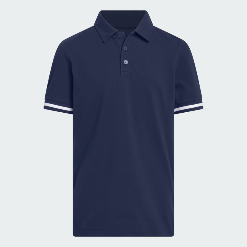 adidas Pique Club Polo Shirt Kids Blue Free Shipping with adiClub adidas US