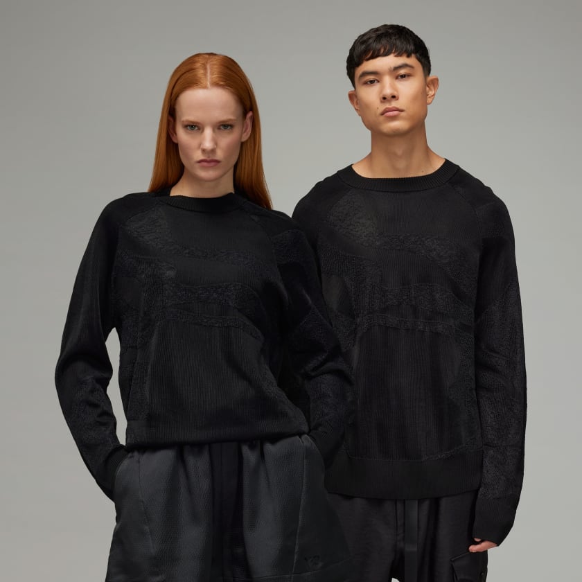adidas Y-3 Knit Sweater - Black | Unisex Lifestyle | adidas US