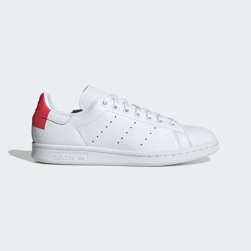 stan smith red trainers