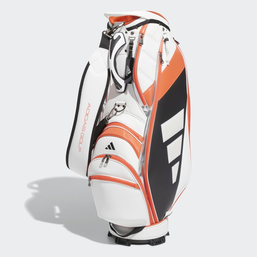 adidas Golfマストハブ キャディバッグ 2021モデル ホワイトレッド adidas アディダスゴルフ Golf 軽量 マストハブ キャディバッグ